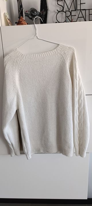 Jersey de lana, con díseño de 8