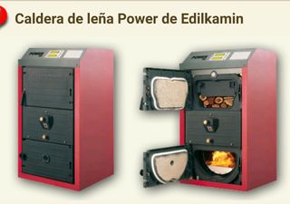 Caldera de leña