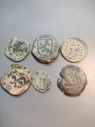 Lote monedas medievales