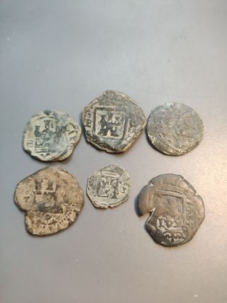 Lote monedas medievales