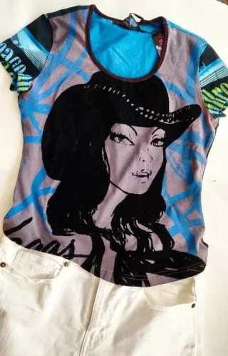 fabulosa camiseta cowgirl Custo Barcelona