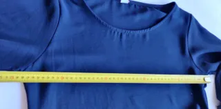 vestido ligero corto azul marino