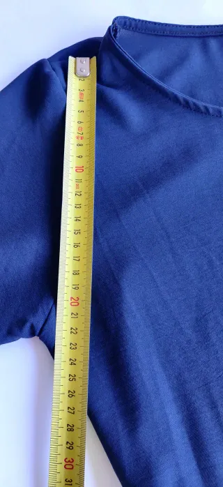 vestido ligero corto azul marino