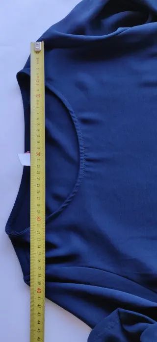 vestido ligero corto azul marino