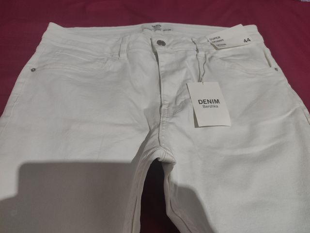 Pantalón blanco de hombre