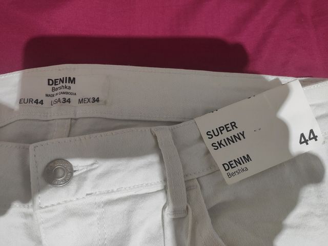 Pantalón blanco de hombre