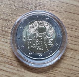 2 Euros Eslovaquia 2020 SC