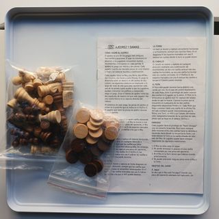 JUEGO DE AJEDREZ Y DAMAS