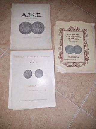 19.32 Asociación Numismatica Española 1951-57-60
