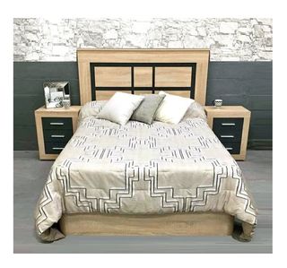 Muebles para Dormitorio en grafito-roble