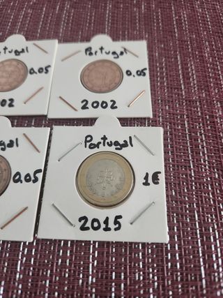 Monedas euro Portugal