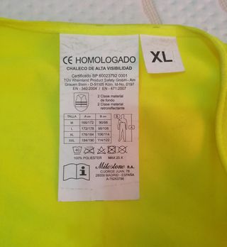 ROPA - CHALECO REFLECTANTE - UNISEX 