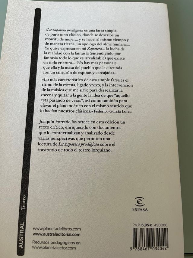 La zapatera prodigiosa (Spanish Edition)