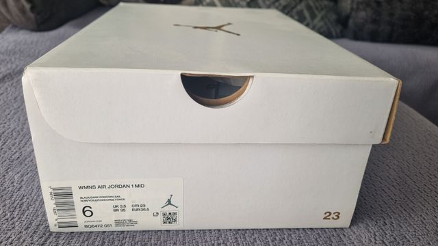 Air Jordan 1 mid Blue Royal 36.5 nuevas 