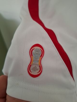 Camiseta seleccion española blanca.