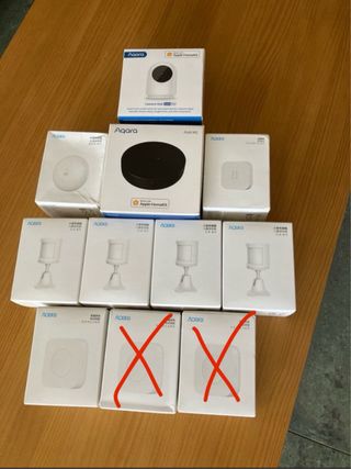 Kit alarma Apple Homekit, marca Aqara