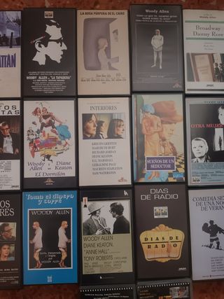 Colección 26 + 3 películas VHS Woody Allen