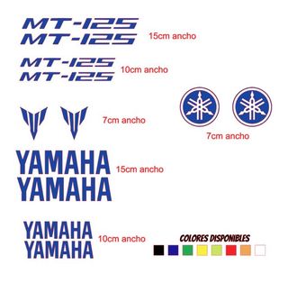 PEGATINAS YAMAHA MT125