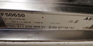 Aspas lavavajillas AEG