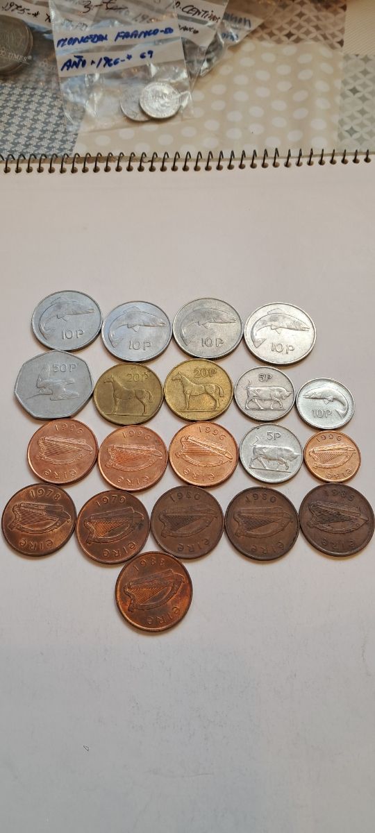 Monedas de Irlanda.