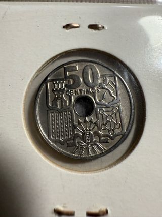 50 Centimos Estado Español 1949.  19.53 SC