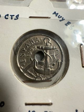 50 Centimos Estado Español 1949.  19.53 SC