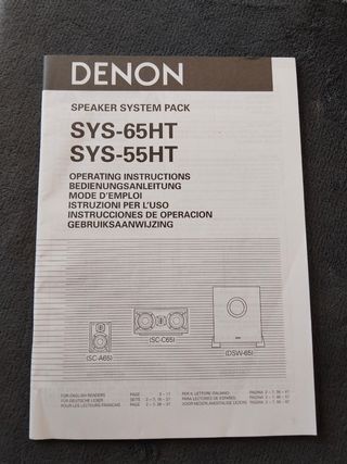 Altavoces Denon System Pack Home Cinema