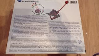 Catapulta madera juguete