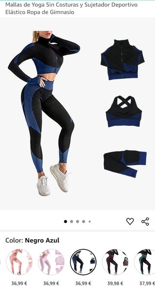 Mallas Yoga Sin Costuras y top deportivo