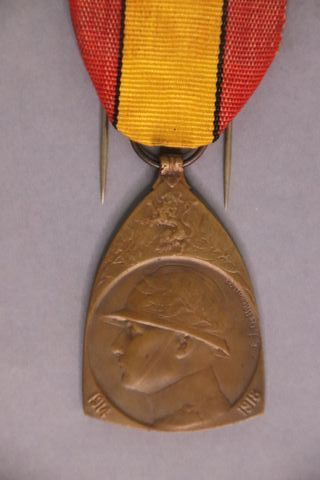 BELGICA MEDALLA CONMEMORATIVA CAMPAÑA 1914-1918