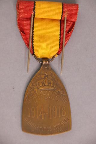 BELGICA MEDALLA CONMEMORATIVA CAMPAÑA 1914-1918