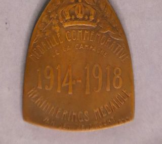 BELGICA MEDALLA CONMEMORATIVA CAMPAÑA 1914-1918