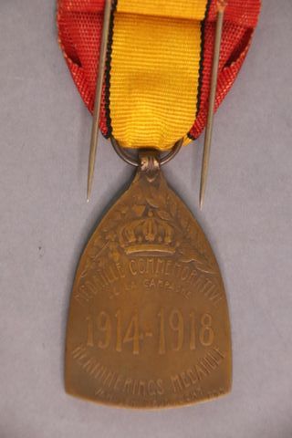 BELGICA MEDALLA CONMEMORATIVA CAMPAÑA 1914-1918