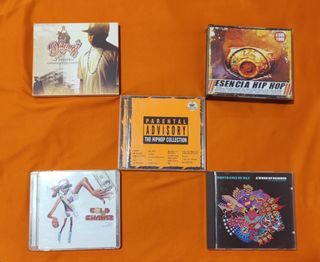 Lote CDs Hip Hop y Electrónica