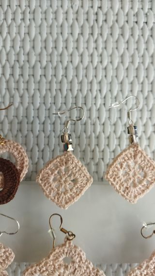Pendientes crochet