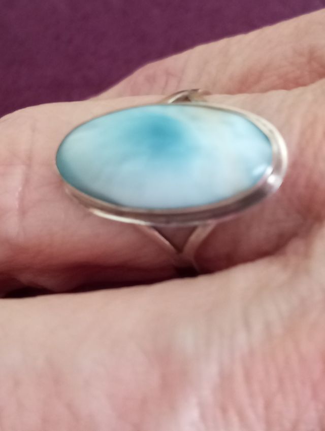 Anillo plata de ley con Turquenita