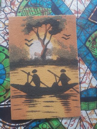 Cuadro de arena de Senegal