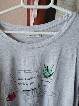 2 camisetas talla L Pull and Bear
