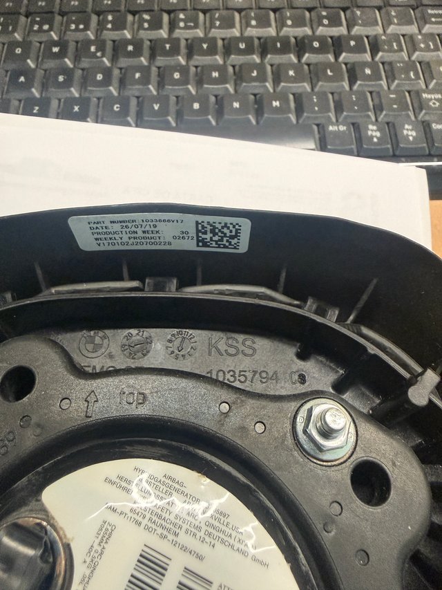 AIRBAG CONDUCTOR BMW I3/ BMW 13S PERFECTO ESTADO
