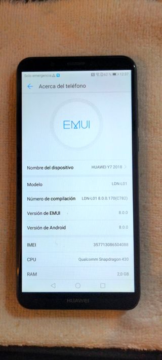 Smartphone Huawei Y7 2018