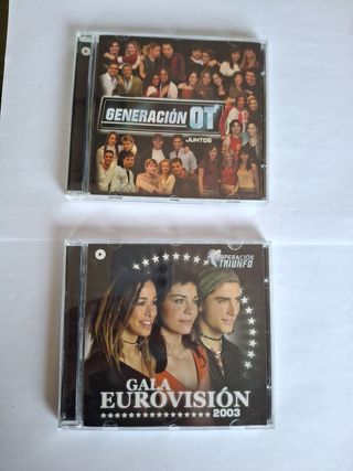 4 cds Operación triunfo