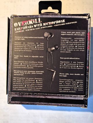 Motorhead Overkill Earphones con microfono