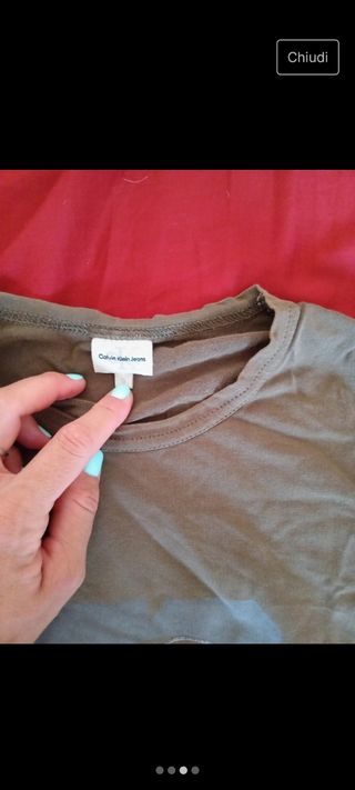 Tshirt maglietta Calvin klein
