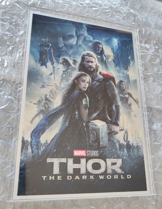 Moneda plata Thor 1'5oz Marvel Póster