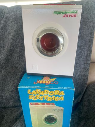 Lavadora juguete antigua