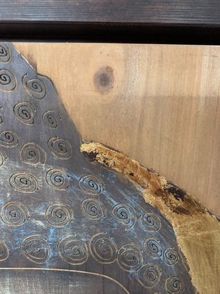Cuadro de madera con la imagen de Buda