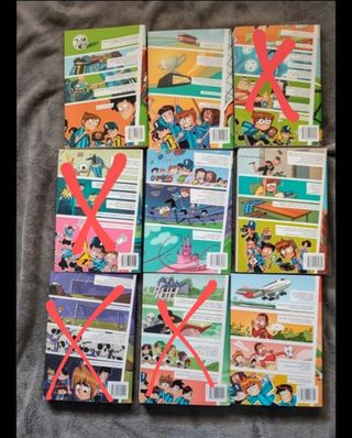 Lote de libros de Los Futbolísimos
