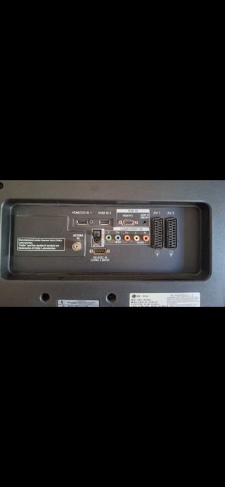 Televisor LG 37" panorámico