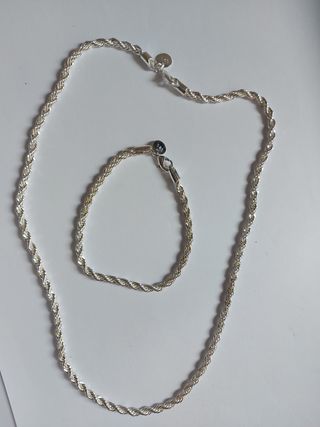 Conjunto pulsera y gargantilla