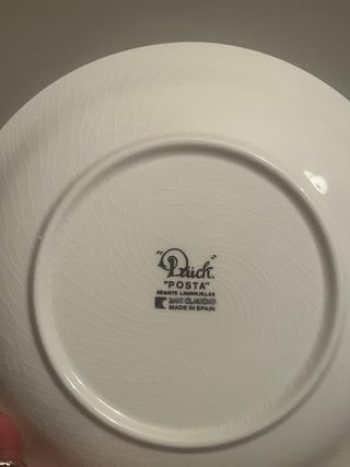 Amplia vajilla San Claudio